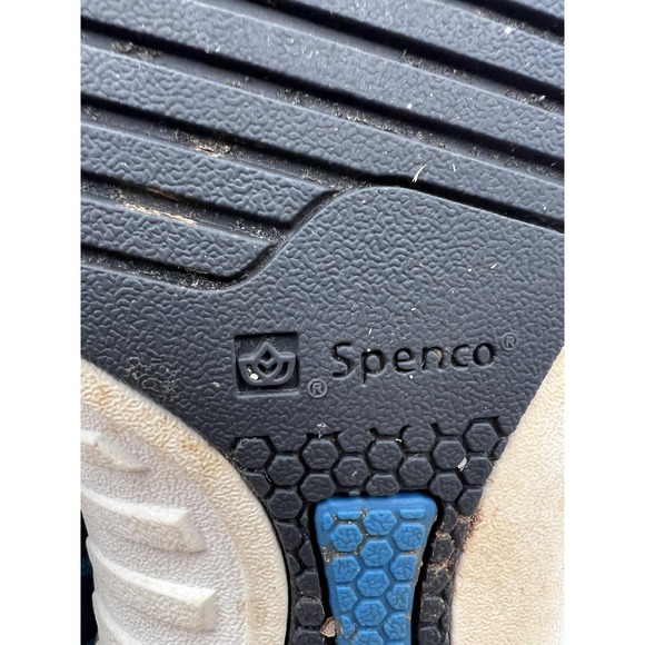 Spenco Shoes Womens Size 8 Blue Red Floral Canvas Slip On Comfort Loafers Casual - Picture 13 of 13